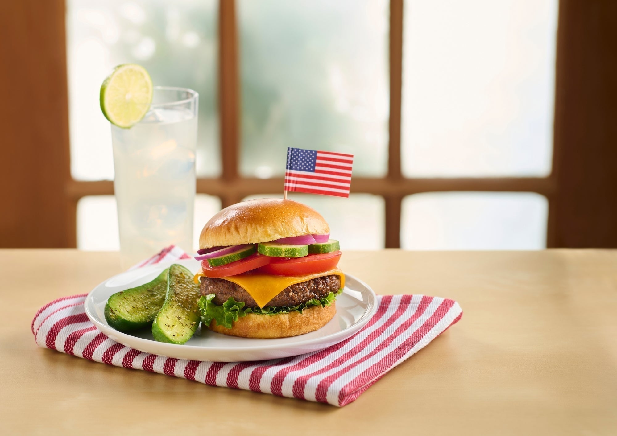 American- oder Griechischer Burger