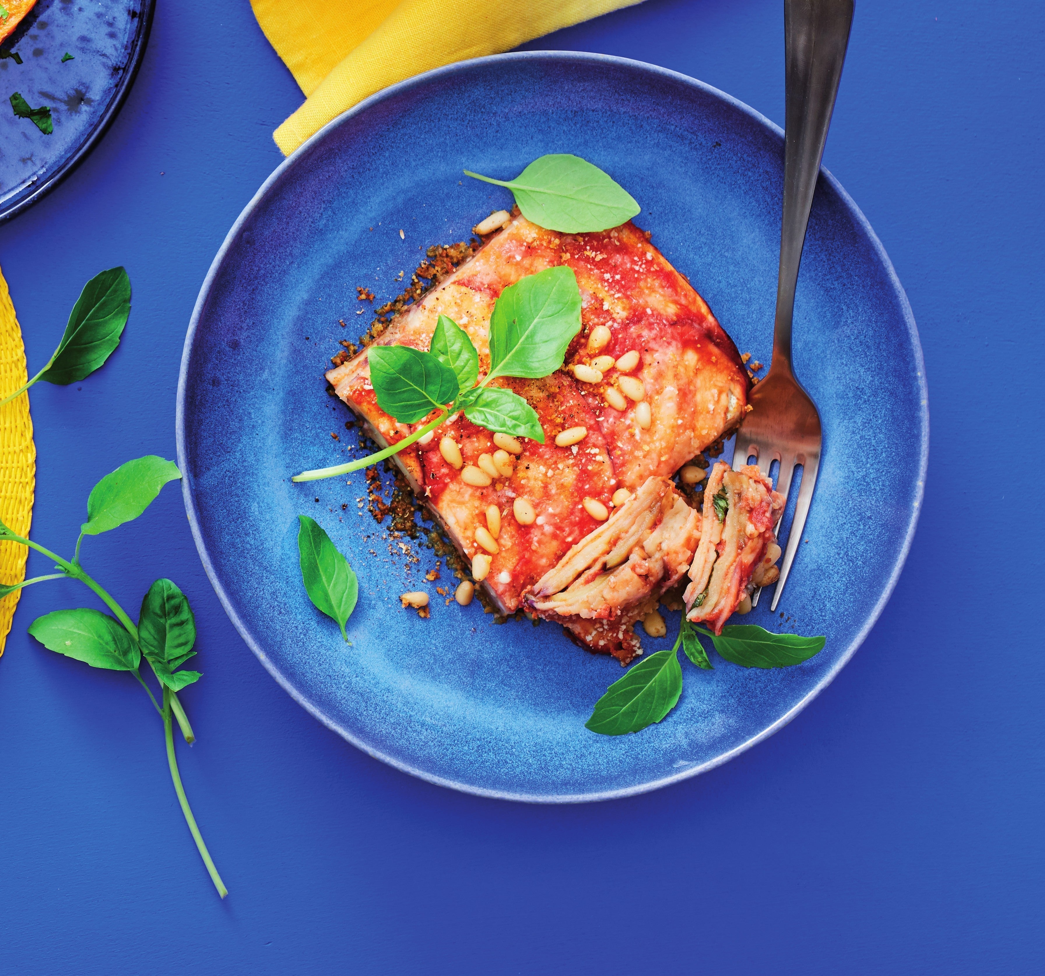 Aubergine lasagne