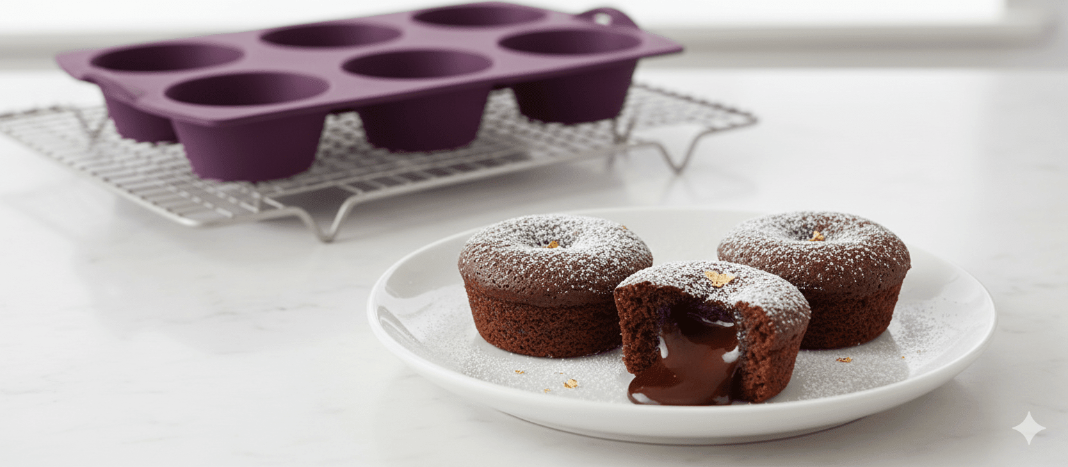 Mini fondants au chocolat Mini fondants au chocolat