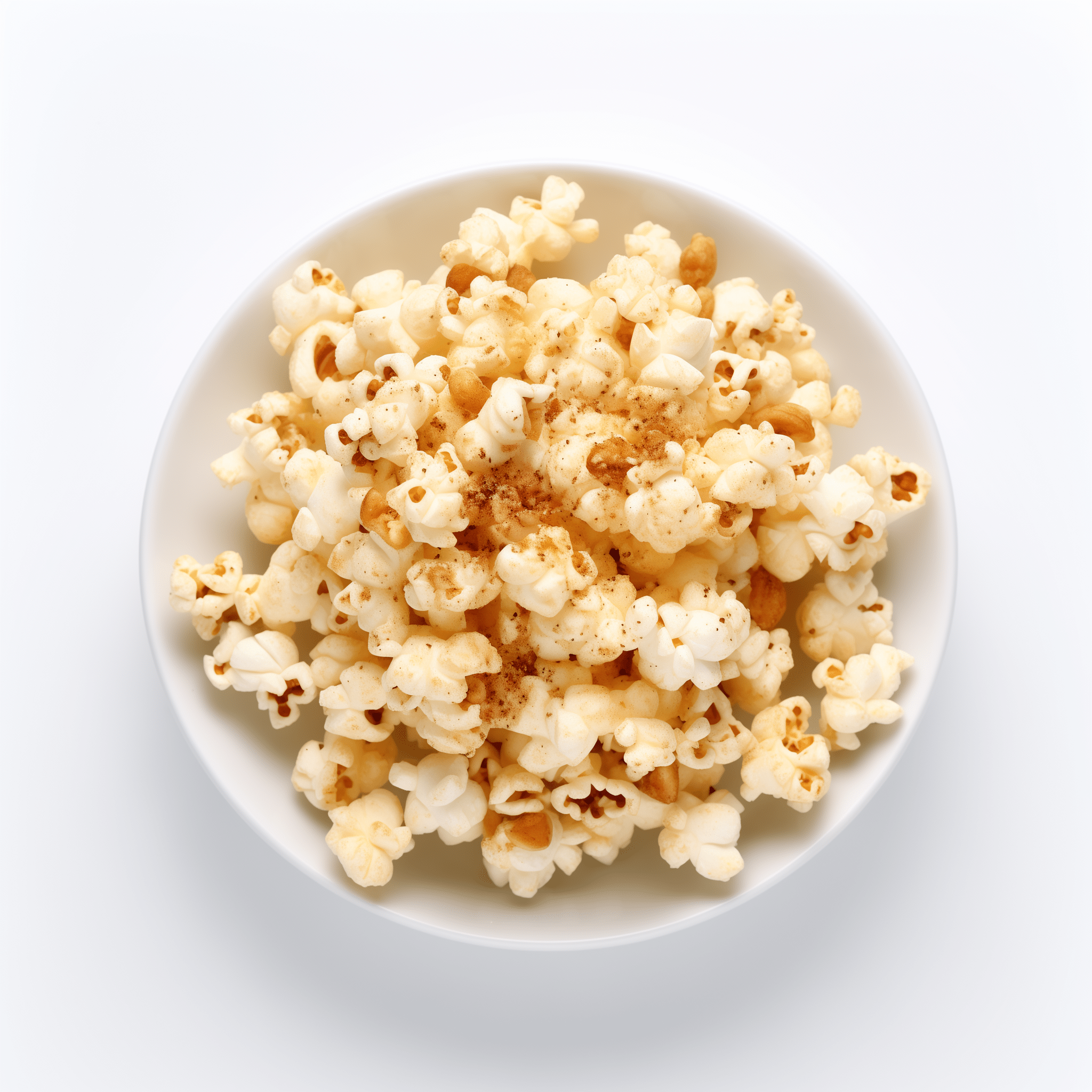 Weiße Schokolade, Haselnuss und Zimt Popcorn