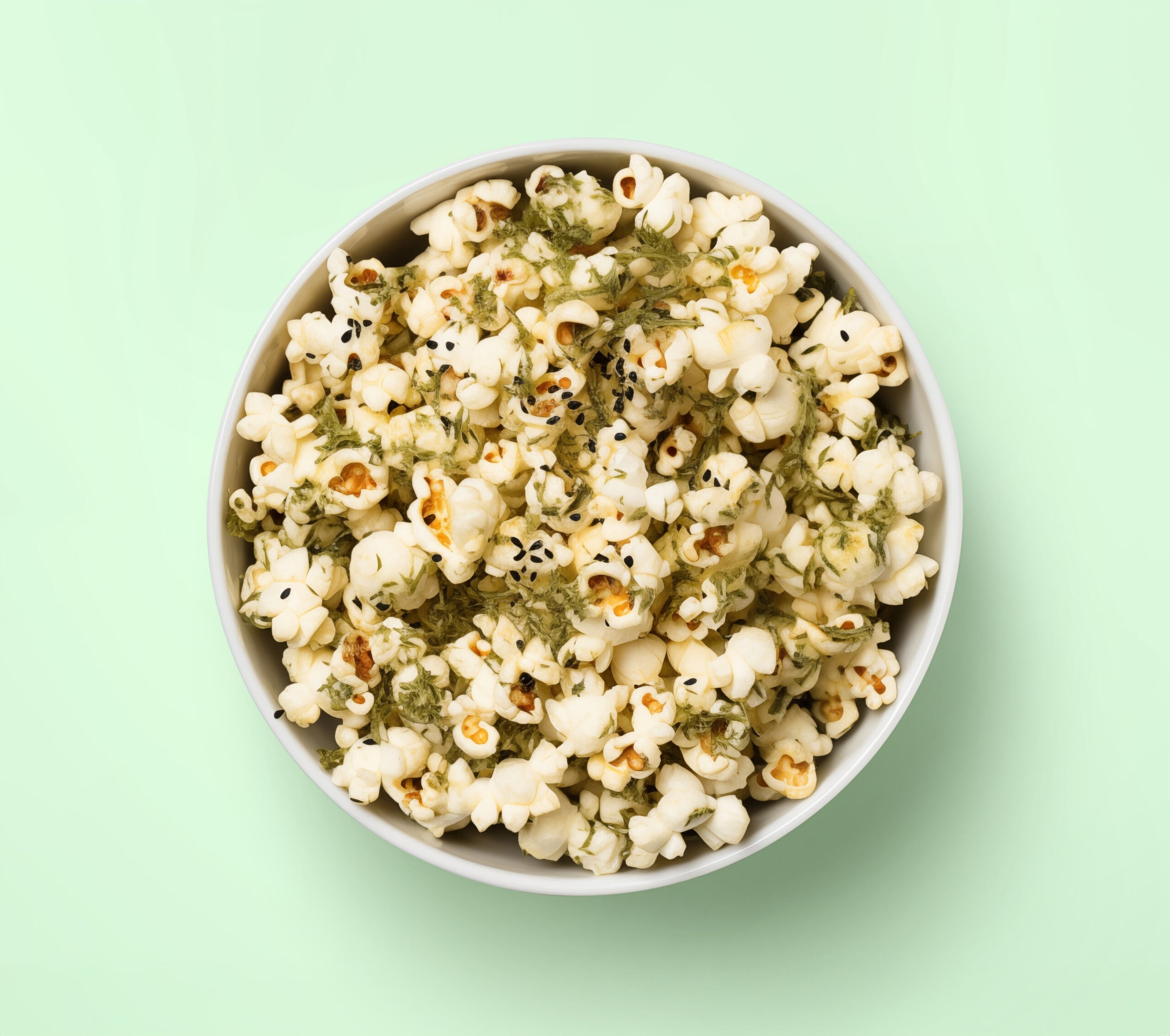 Sesam- und Nori-Popcorn