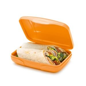 Tupperware Scolapasta 2 Quart (2 Litri) Con Manico Arancione – Pratico E Lavastoviglie