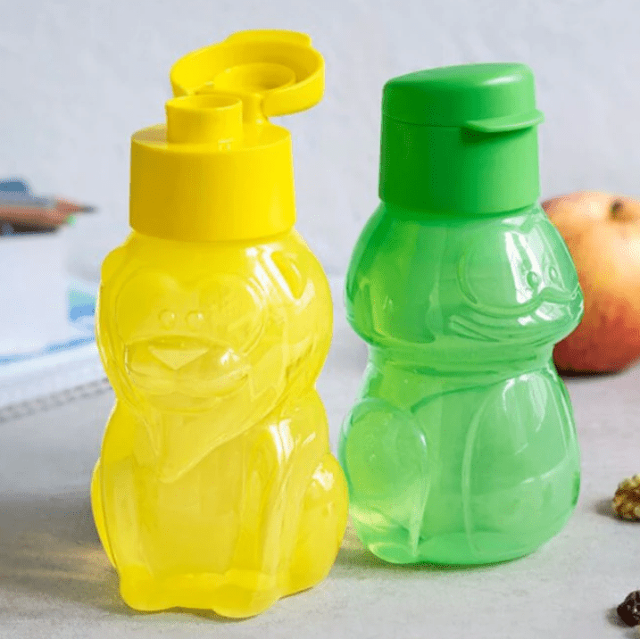Lot de deux Éco Kids : "Léon le lion" & "Laurette la rainette" - Tupperware Europe
