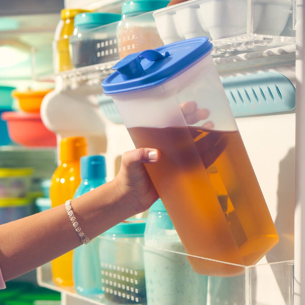 Pichet frigo 2 L avec Insert infusion bleu - Tupperware Europe