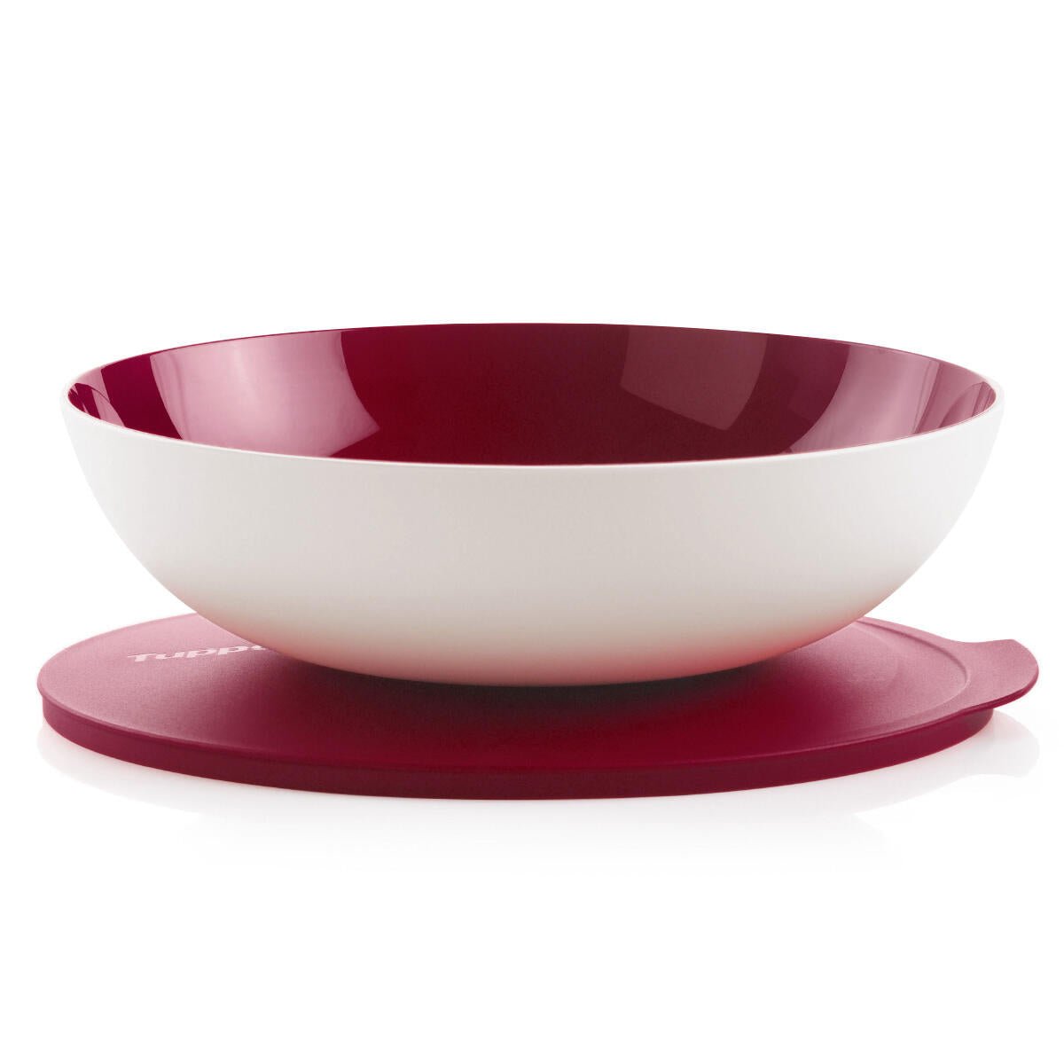 Saladier Allegra 3,5 l (blanc et bordeaux) - Tupperware Europe