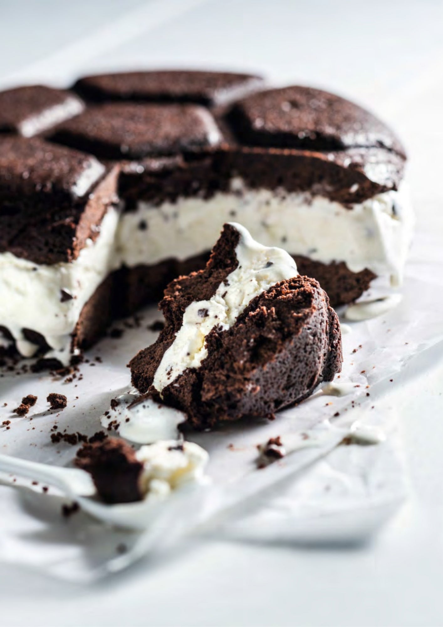 Sandwich choco glacé