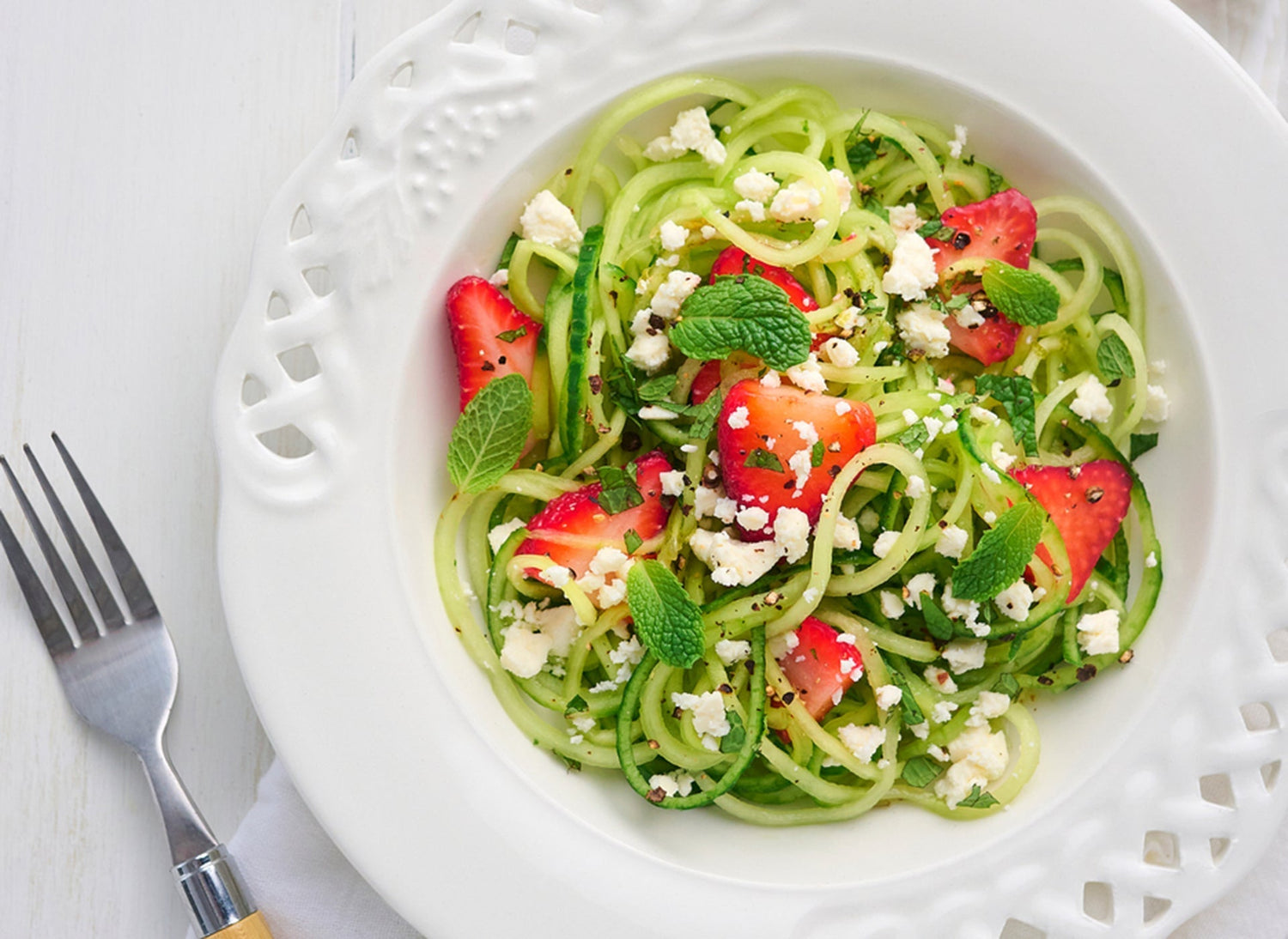 Salade de concombre aux fraises - TUPPERWARE FRANCE