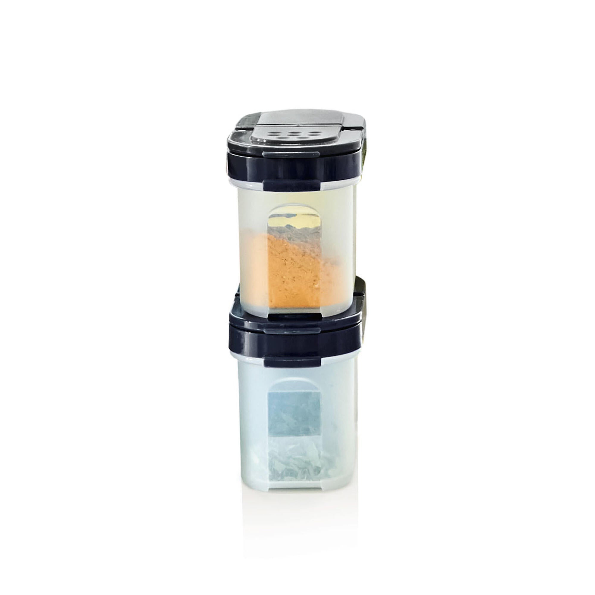 (1lot) 2 Boites à épices 100 ml - Noir - Tupperware Europe