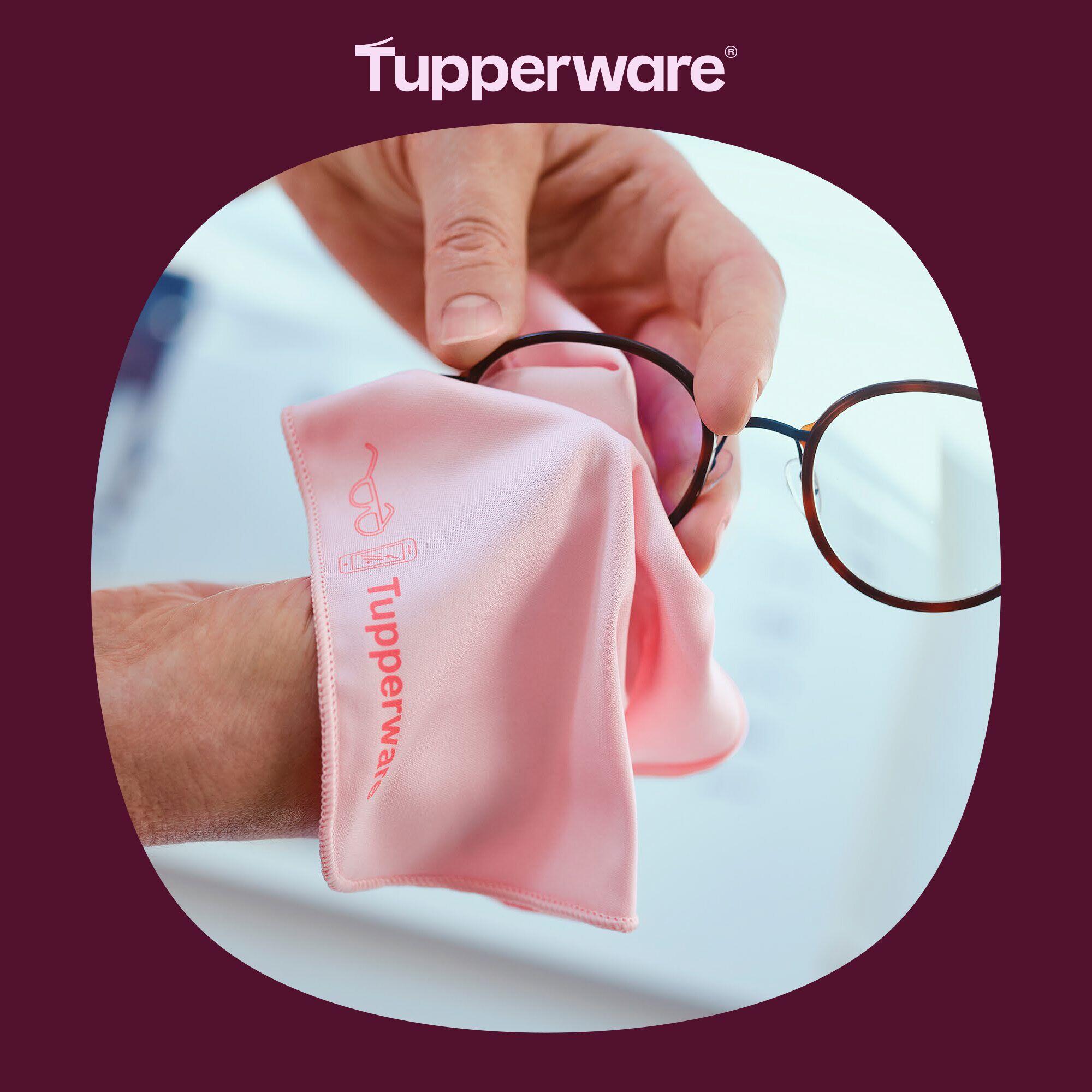 2 Chiffons à lunettes microfibres recyclées - Tupperware Europe