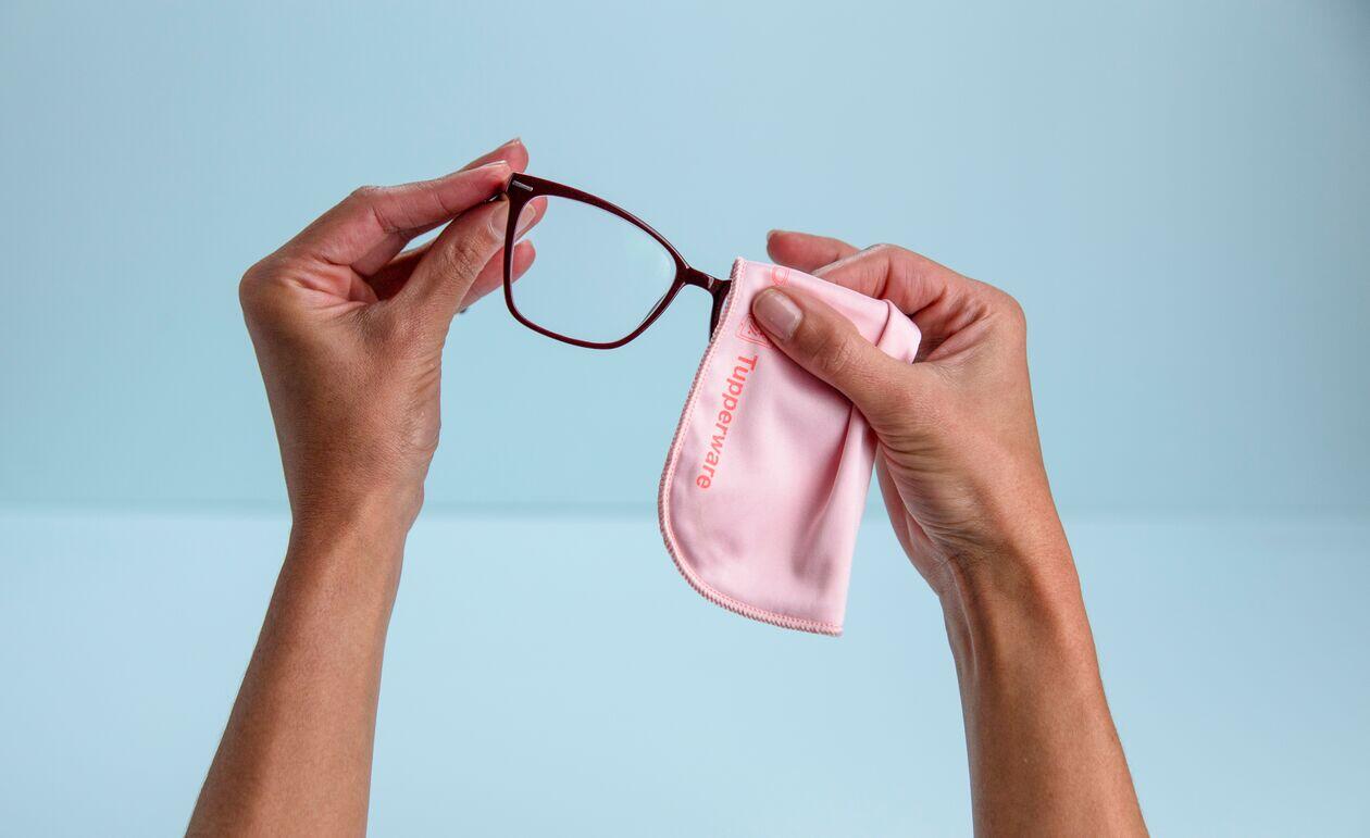 2 Chiffons à lunettes microfibres recyclées - Tupperware Europe