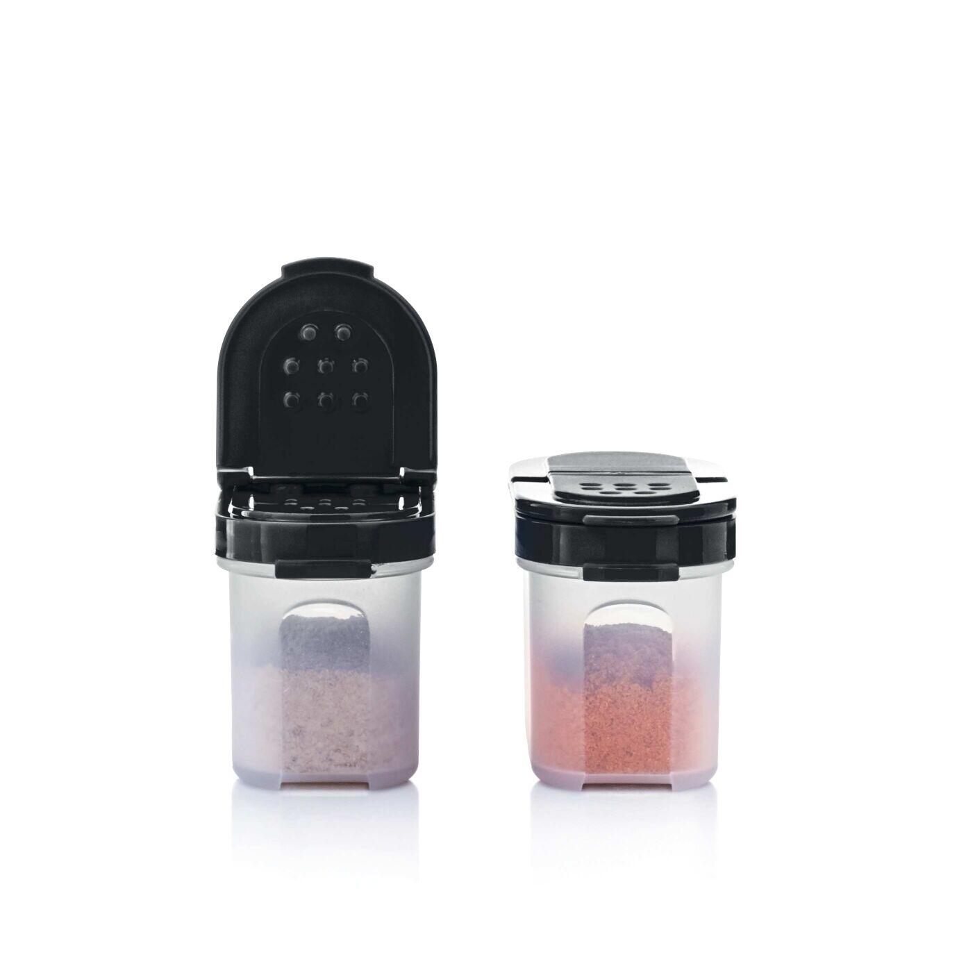 (1lot) 2 Boites à épices 100 ml - Noir
