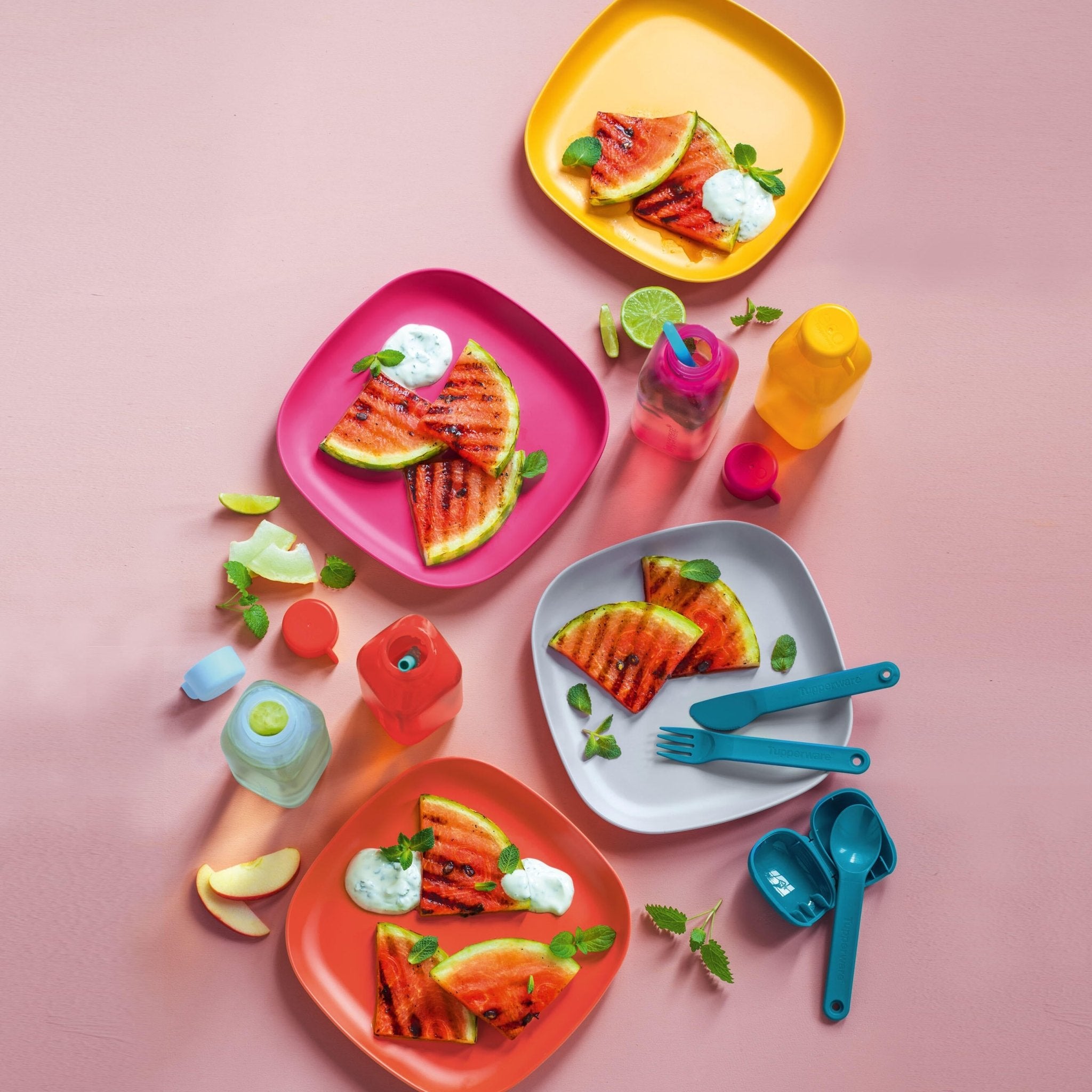 4 Assiettes Pique - nique eco+ - Tupperware Europe