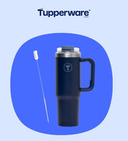 Big T tumbler 1,1 l - bleu + 1 Goupillon Tupp - Tupperware Europe