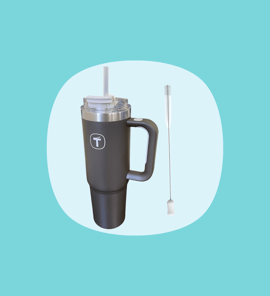 Big T Tumbler 1.1 l - Chocolate + 1 Tupperware Brush – OOBO