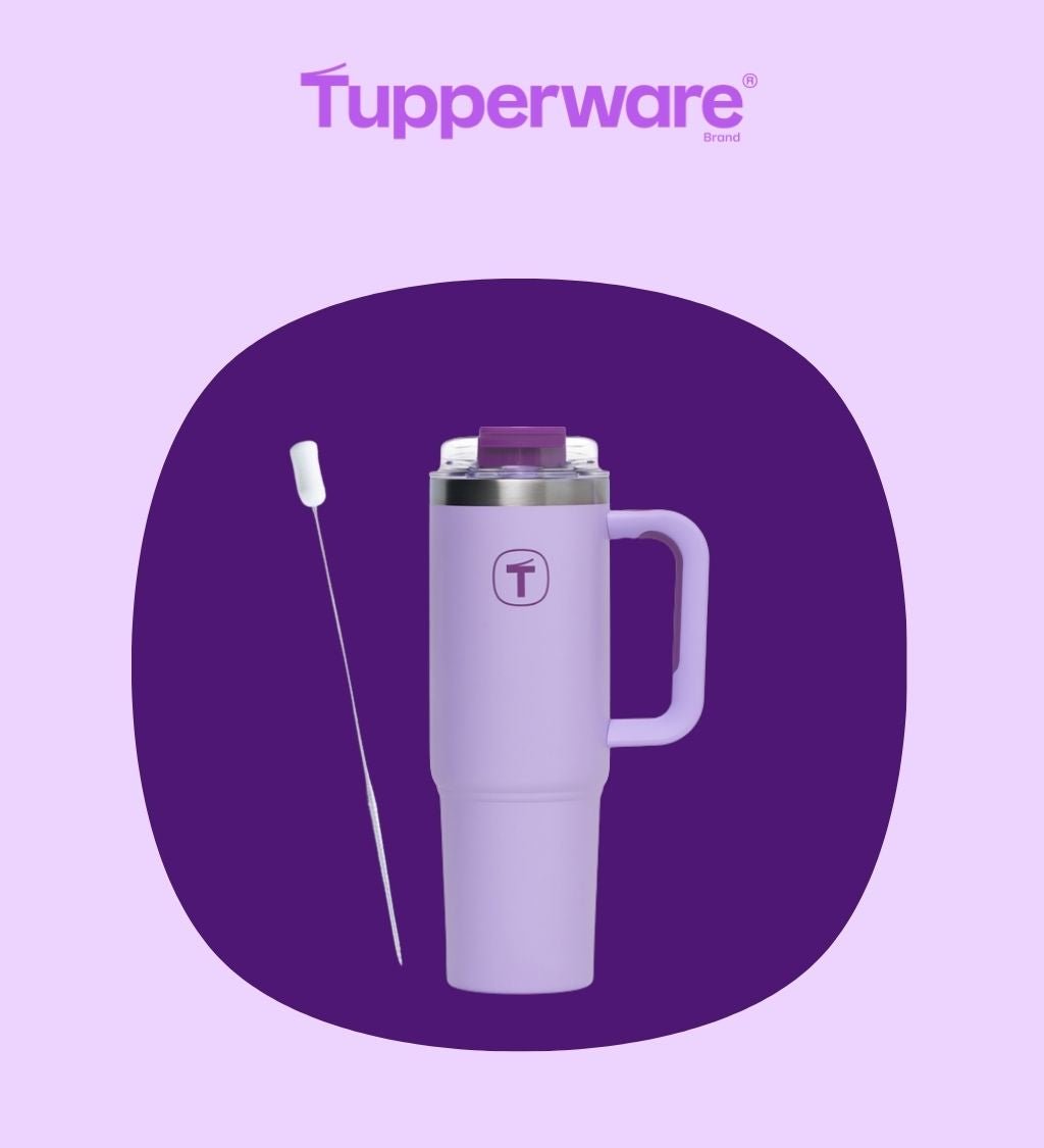 Big T Tumbler 1,1 l - lilas + 1 Goupillon Tupp - Tupperware Europe