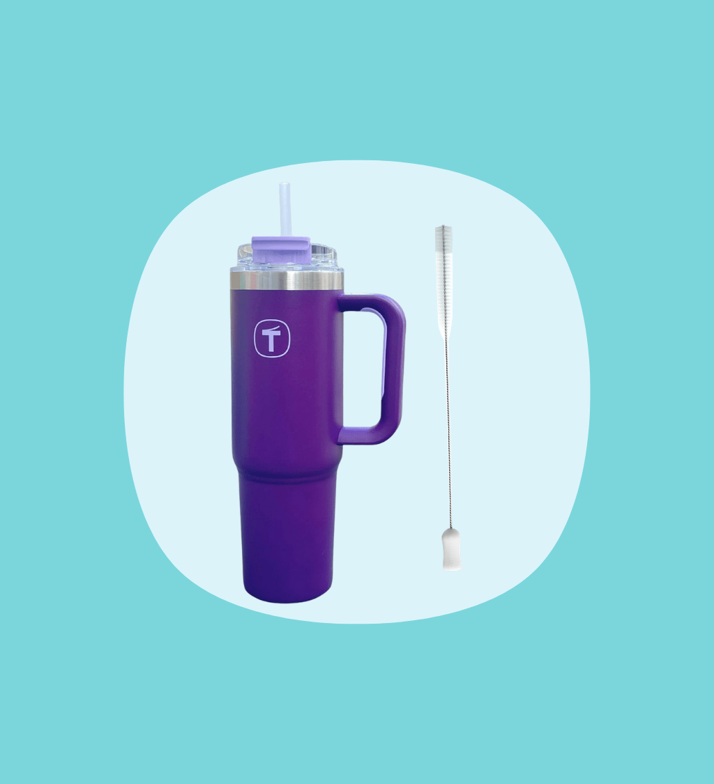 Big T Tumbler 1.1 l - Blackberry + 1 Tupperware Brush – OOBO