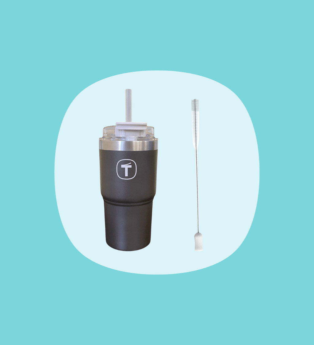 Big T Tumbler 630 ml - Chocolat + 1 Goupillon Tup - Tupperware Europe