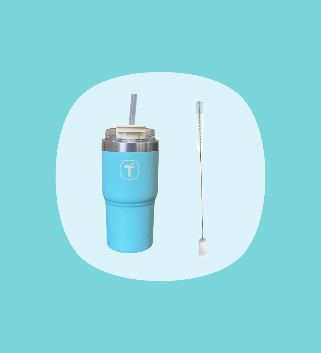 Big T Tumbler 630 ml - Menthe + 1 Goupillon Tupp - Tupperware Europe