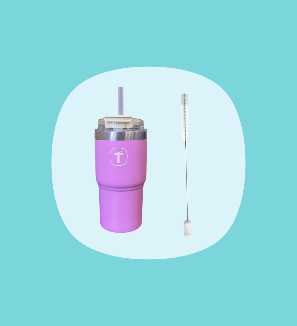 Big T Tumbler 630 ml - Pink + 1 Tupperware Brush – OOBO