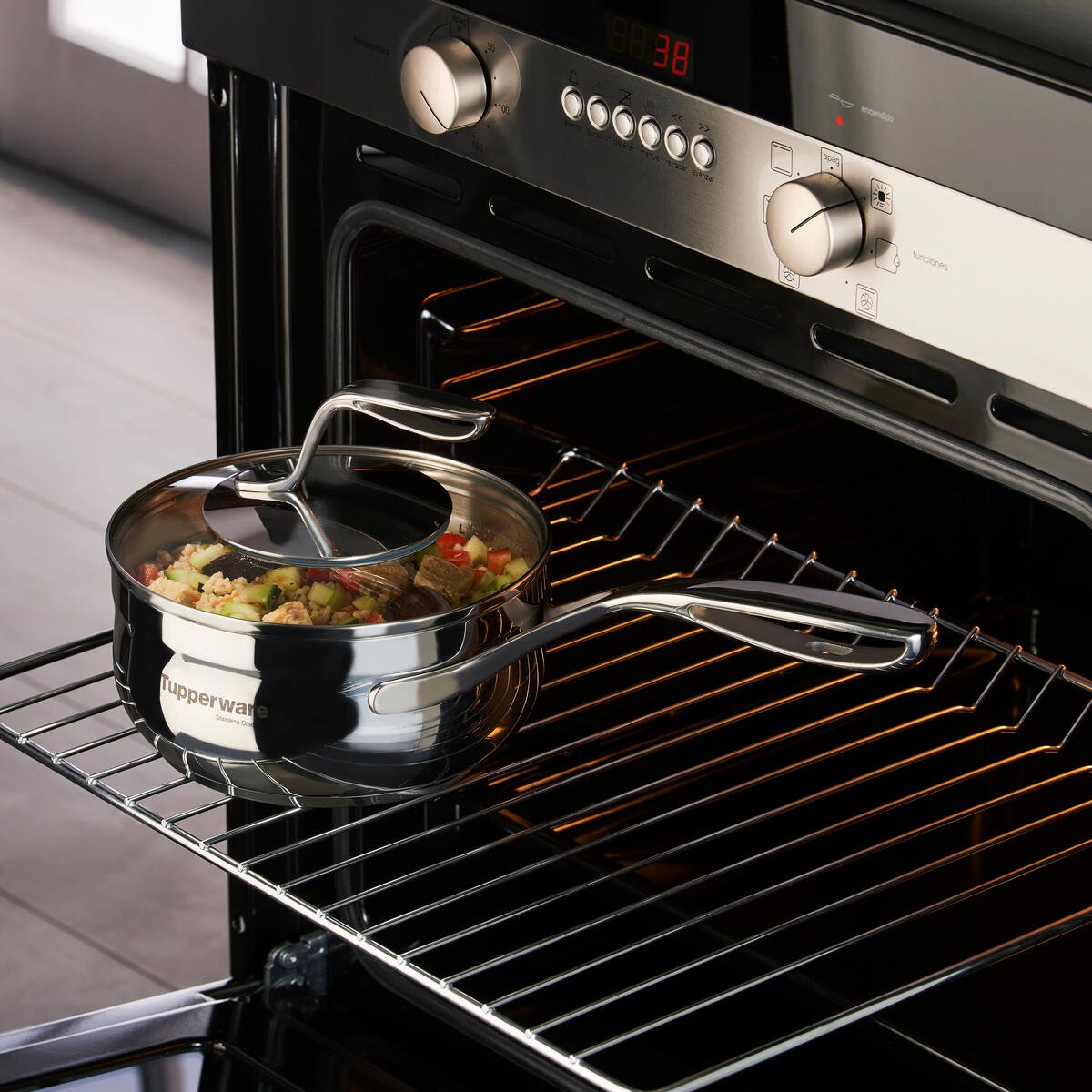 Casserole inox 1,6 l 17 cm couvercle | Mastro Tupperware® – OOBO