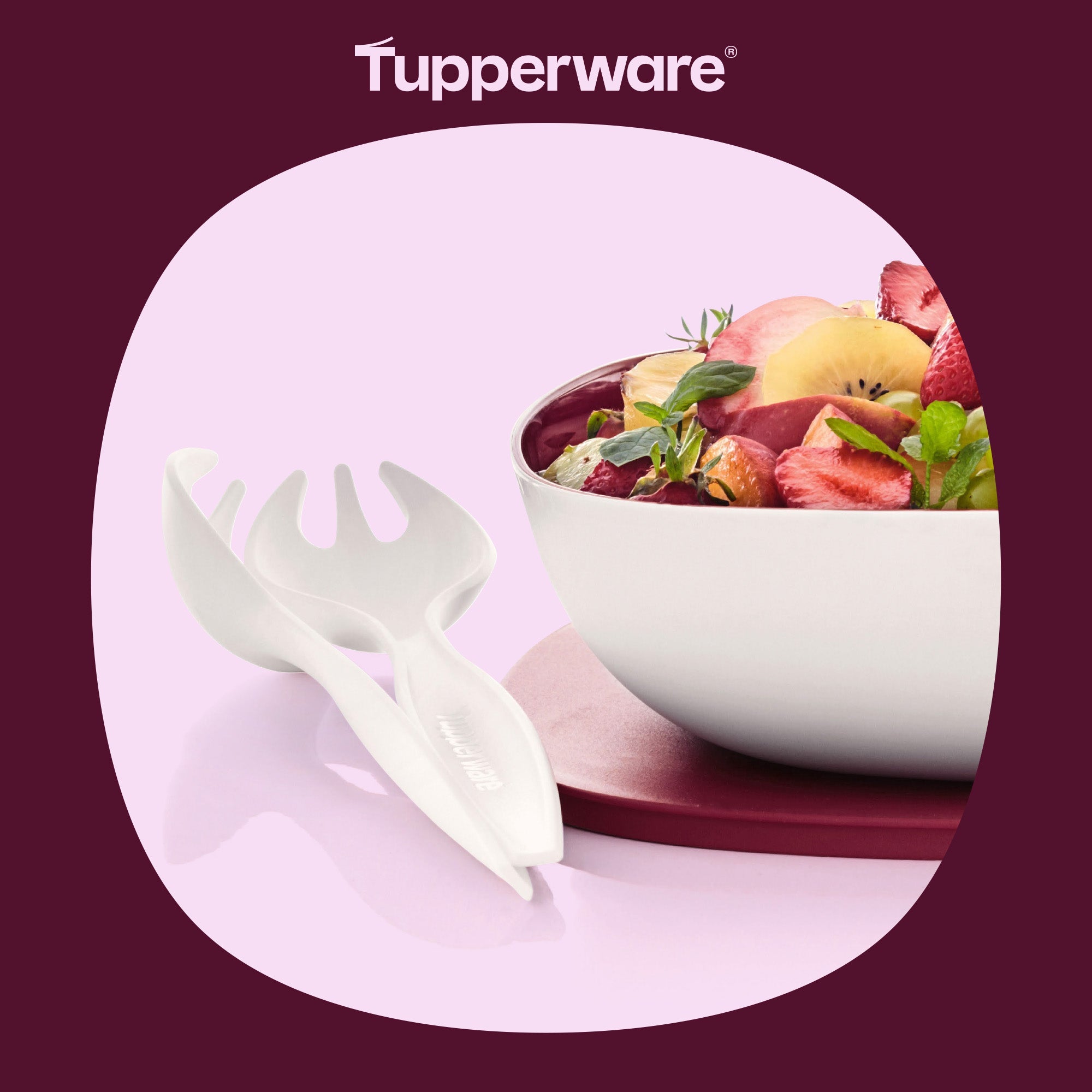 Couverts de service à salade | Allegra Tupperware® – OOBO