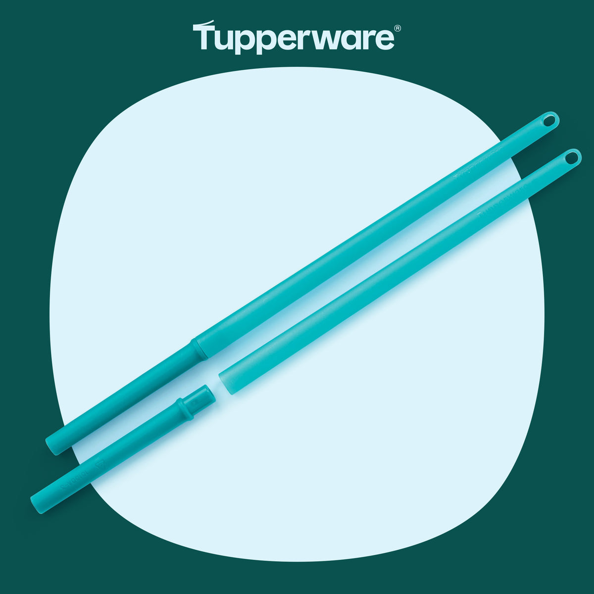 Eco straw (turquoise)