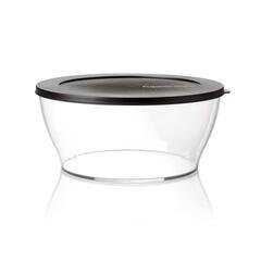 Saladier transparent 2,4 l couvercle