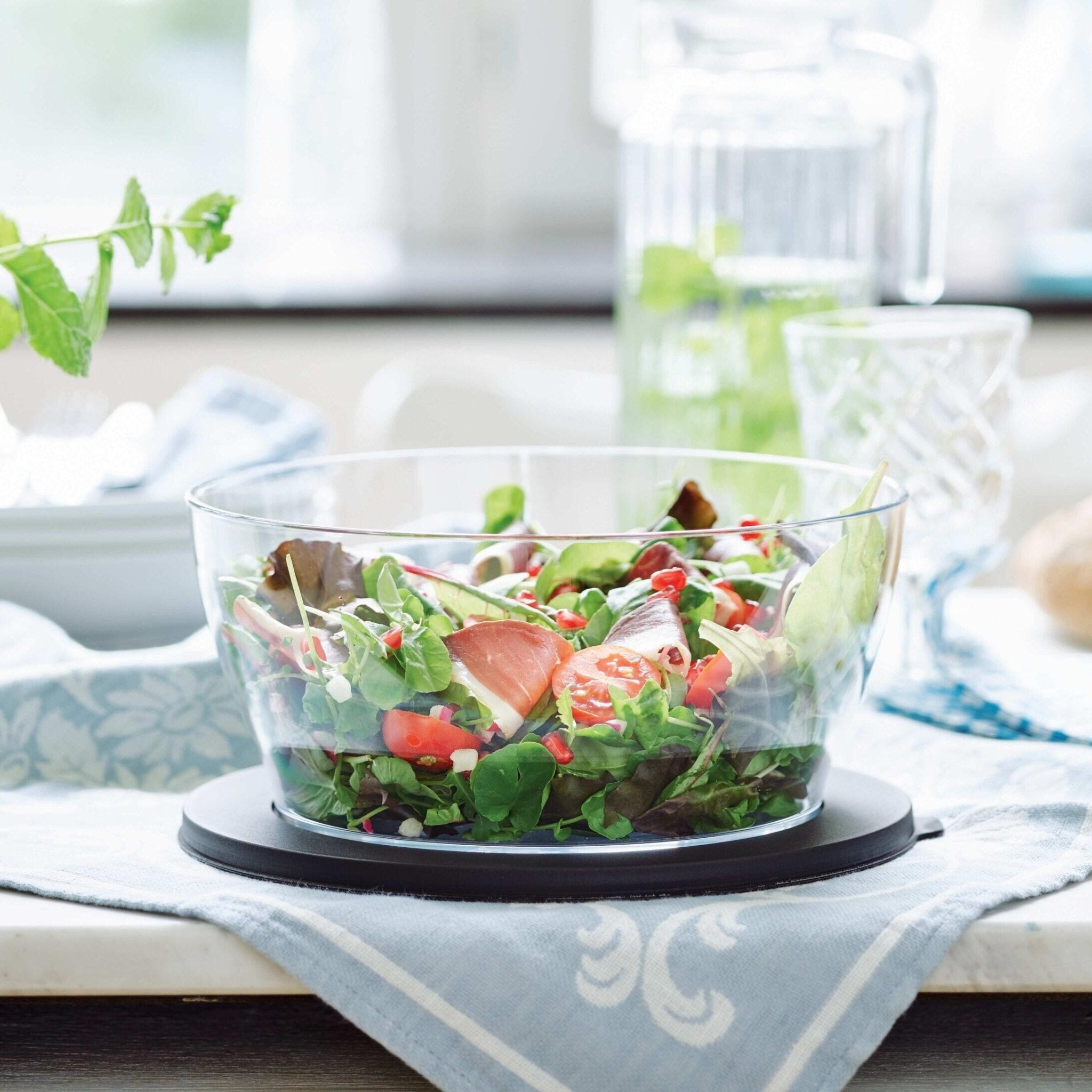 Saladier transparent 2,4 l couvercle | Eco+ Tupperware® – OOBO