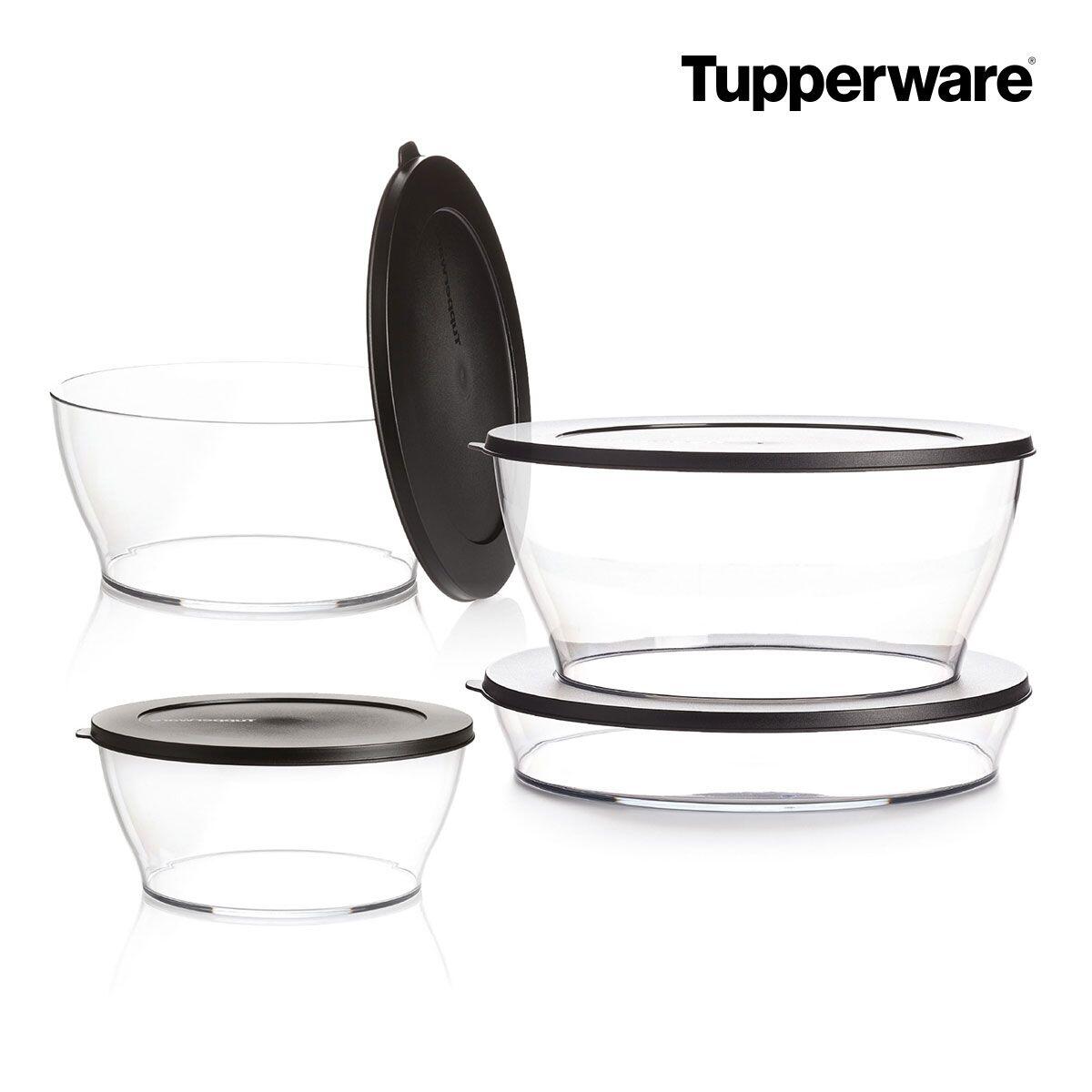 Saladier transparent 1,3 l couvercle | Eco+ Tupperware® – OOBO