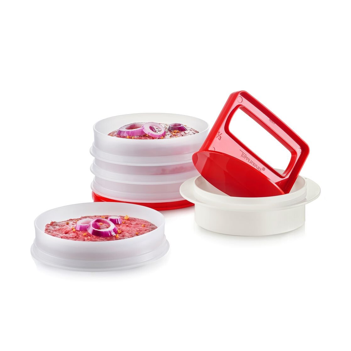 Hamburger press & 4 boîtes congélation - Tupperware Europe