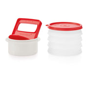Hamburger press + 4 boîtes de congélation hamburger - Tupperware Europe