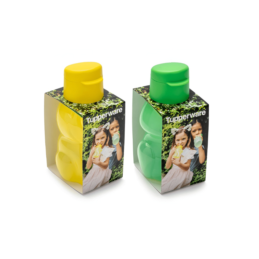 Lot de deux Éco Kids : "Léon le lion" & "Laurette la rainette" - Tupperware Europe