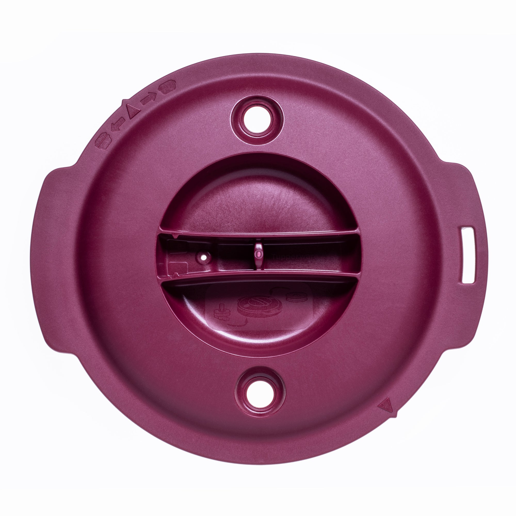 Micro Minute vinrött lock – OOBO – TUPPERWARE FRANCE