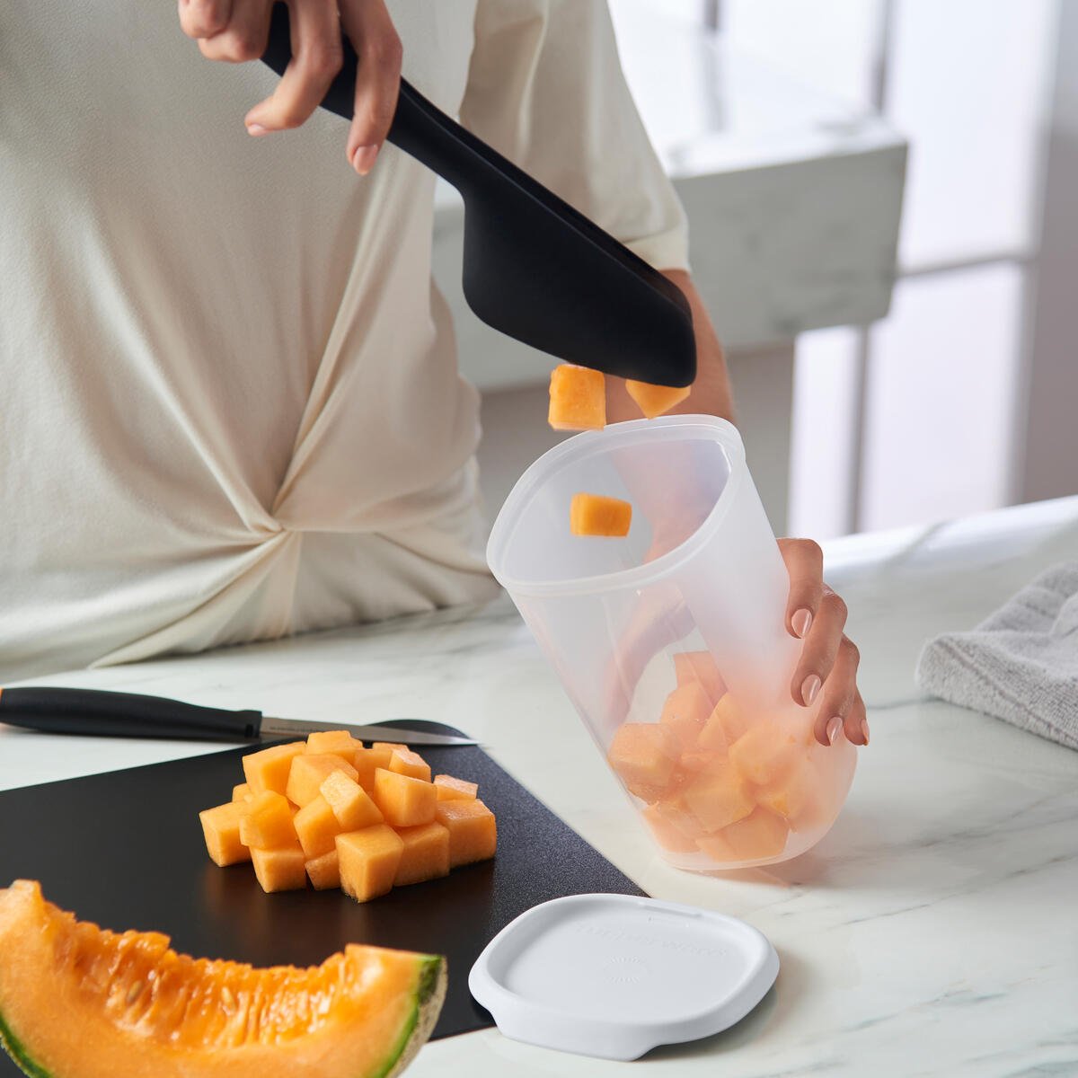 Modulaire pouce carrée 1,25 l (noir) - Tupperware Europe