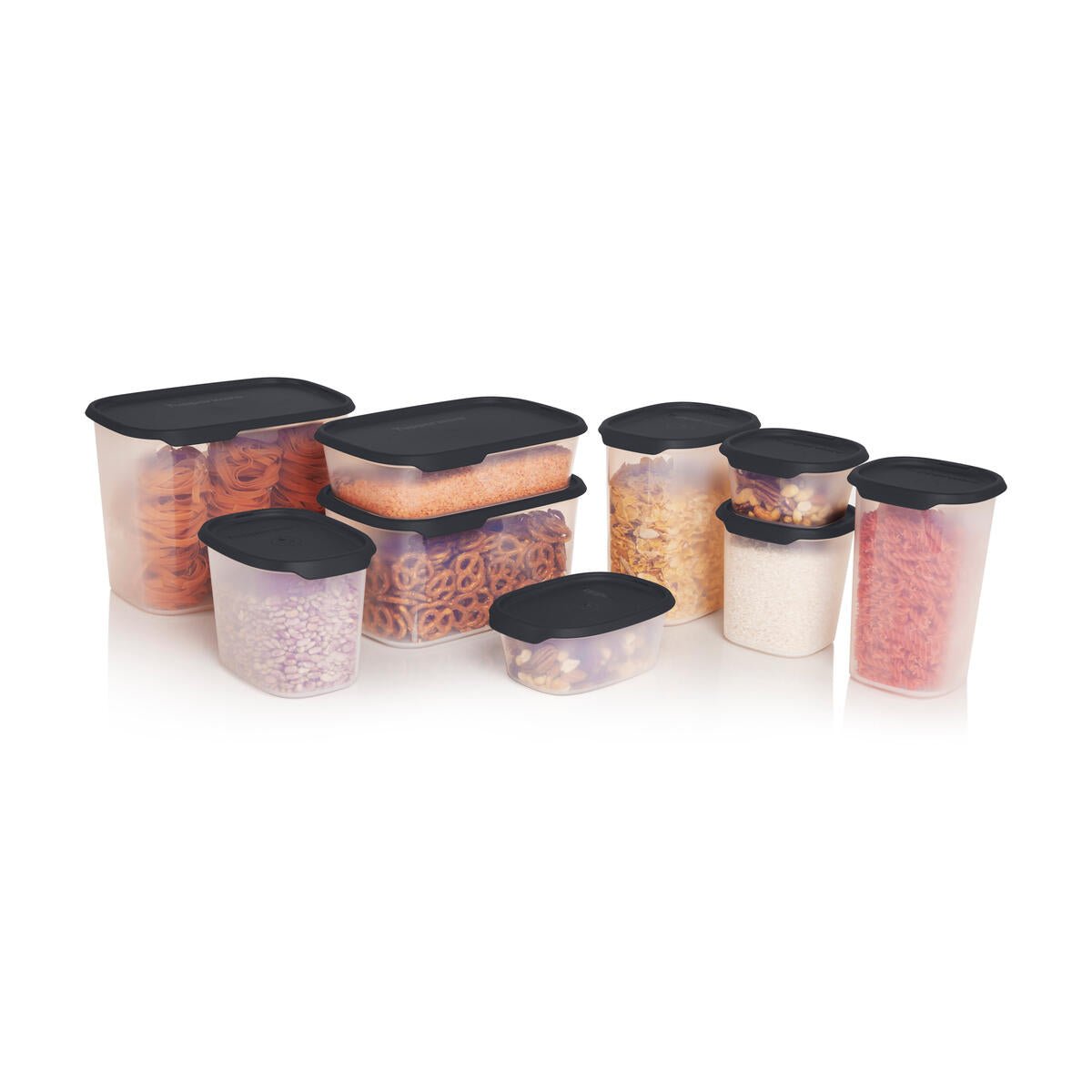 Modulaire pouce carrée 370 ml (noir) - Tupperware Europe