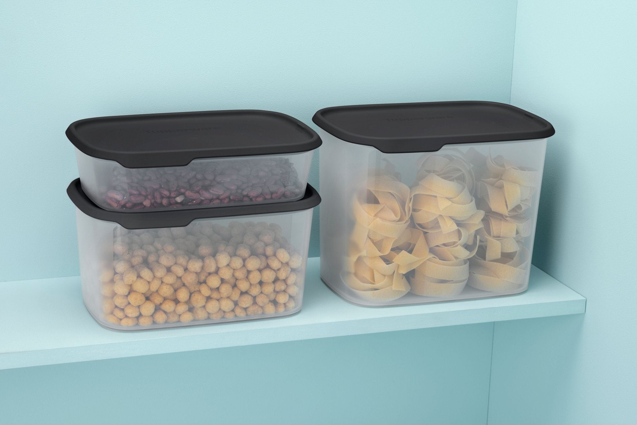 Modulaire pouce rectangle 1,3 l (noir) - Tupperware Europe