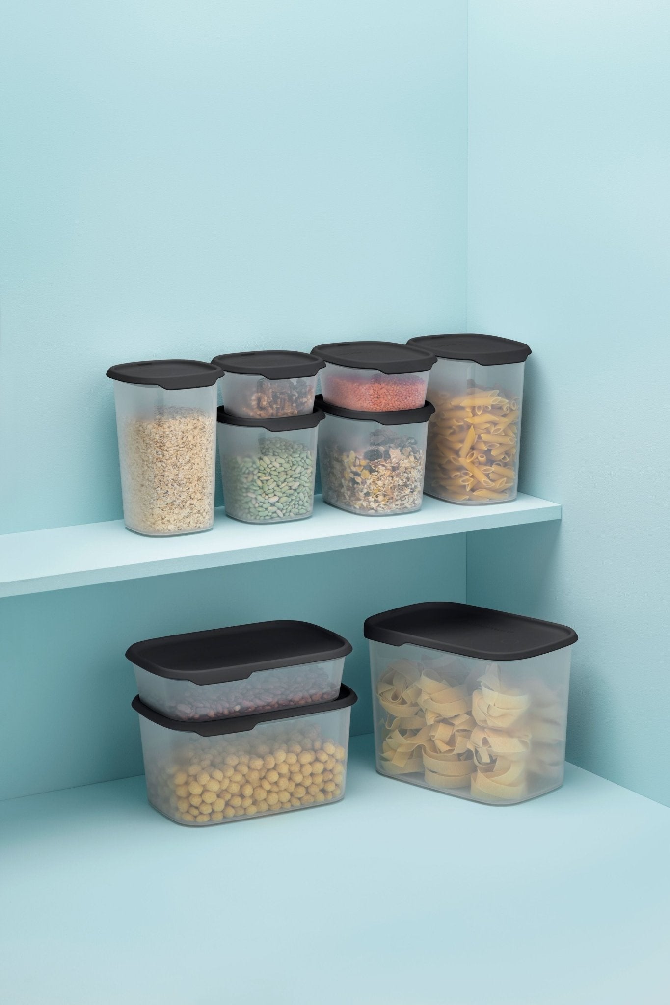 Modulaire pouce rectangle 2,8 l (noir) - Tupperware Europe