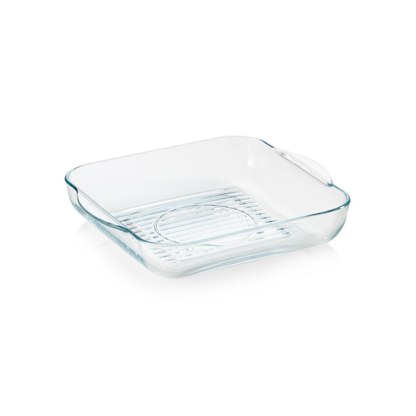 Plat gril Premiaglass carré 3,2 l