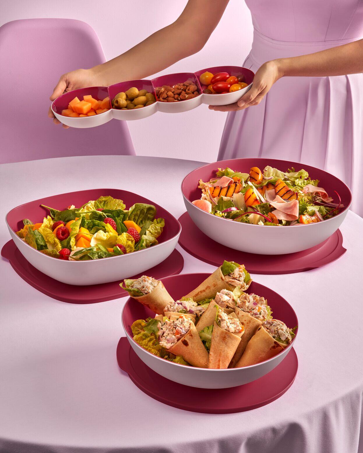 Saladier Allegra carré 2,5 l - Tupperware Europe