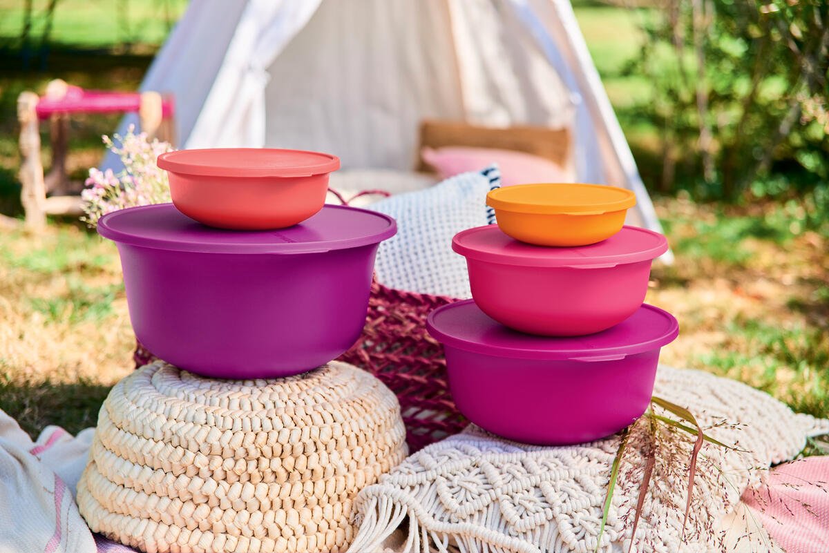 Saladier Aloha 1 l - rouge pastèque - Tupperware Europe