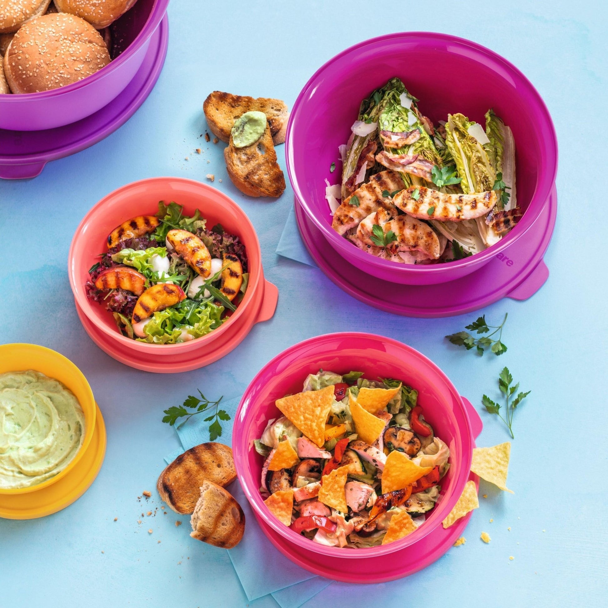 tupperware salat aufbewahren Salatschüssel Aloha 2 l – OOBO – TUPPERWARE FRANCE