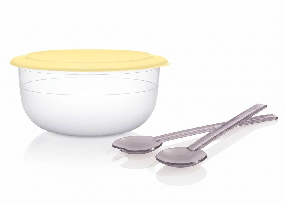 Saladier de table 6 l + Éco Couverts de service Prisme+ - Tupperware Europe