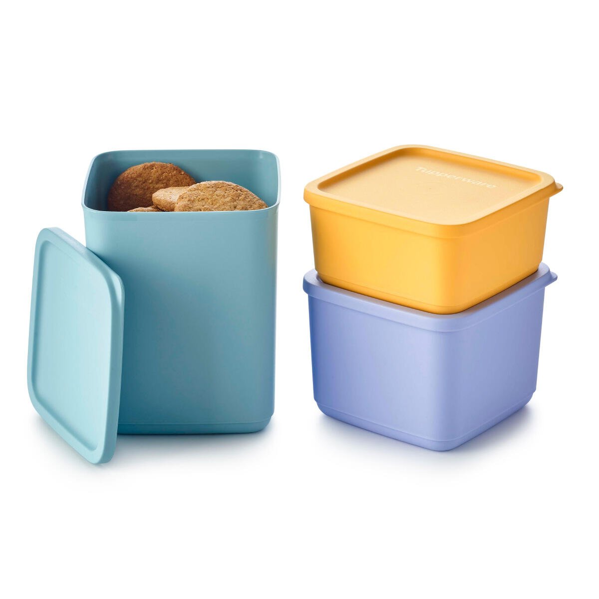 Set de 3 Boîtes Cubix (650 ml, 1 l, 1,8l ) - Tupperware Europe