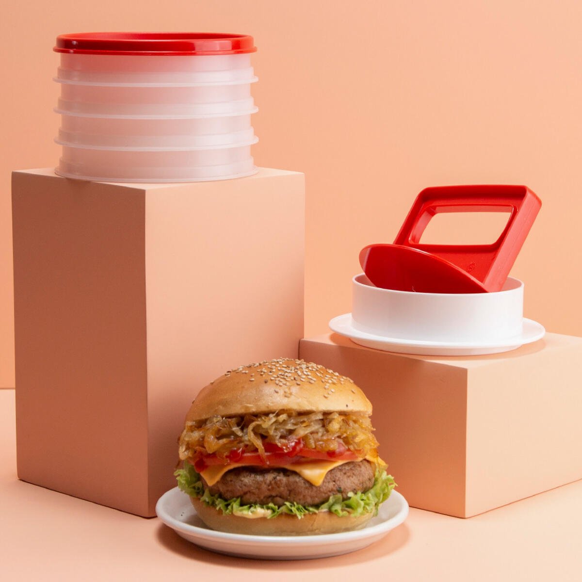 Set de 4 boîtes congélation Hamburger - Tupperware Europe