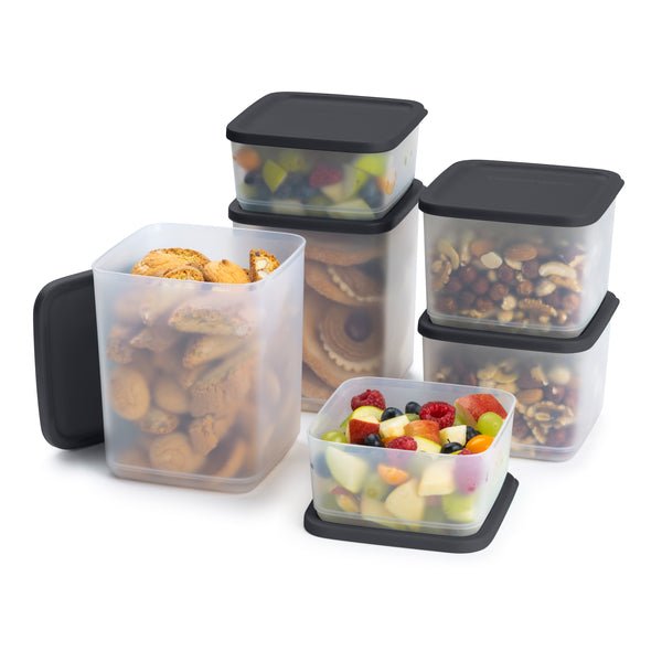 Set mit 6 Cubix-Behältern (2 x 250 ml, 2 x 1 l, 2 x 1,8 l) – OOBO –  TUPPERWARE FRANCE