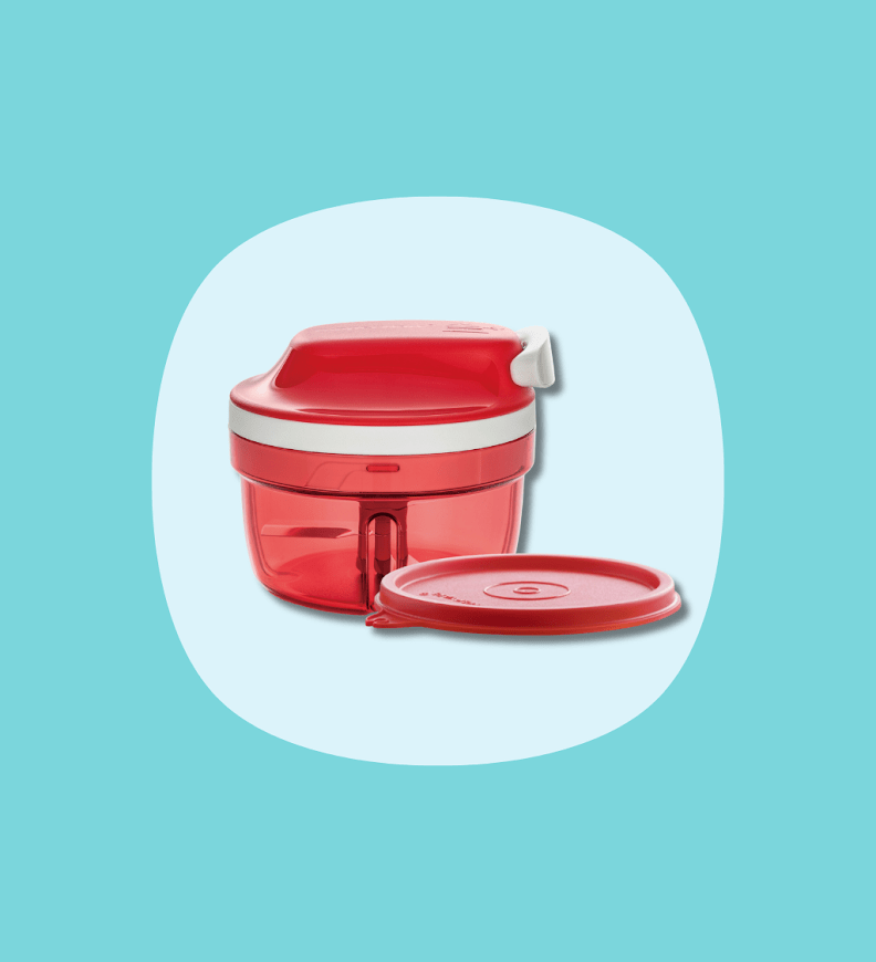 Set SuperSonic Chopper compact + SuperSonic® Chopper compact & tall - Couvercle de conservation rouge - Tupperware Europe