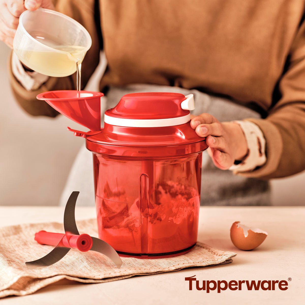 Tupperware 12点 Tupperware 12pc Square Stacking Food Storage Containers with