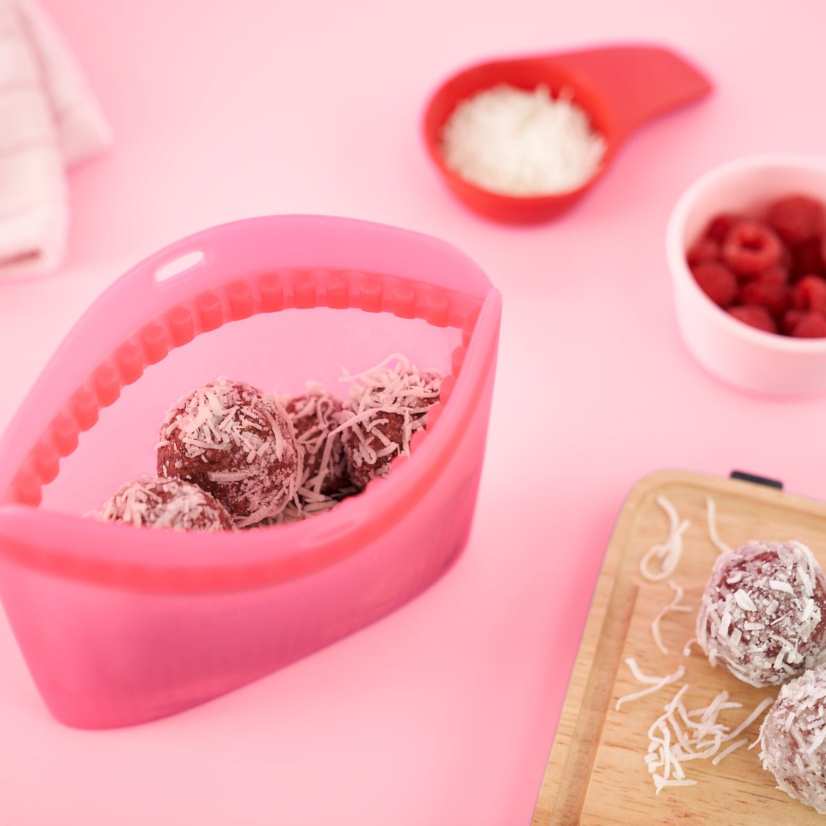 Ultimate silicone bag small (rose) - Tupperware Europe